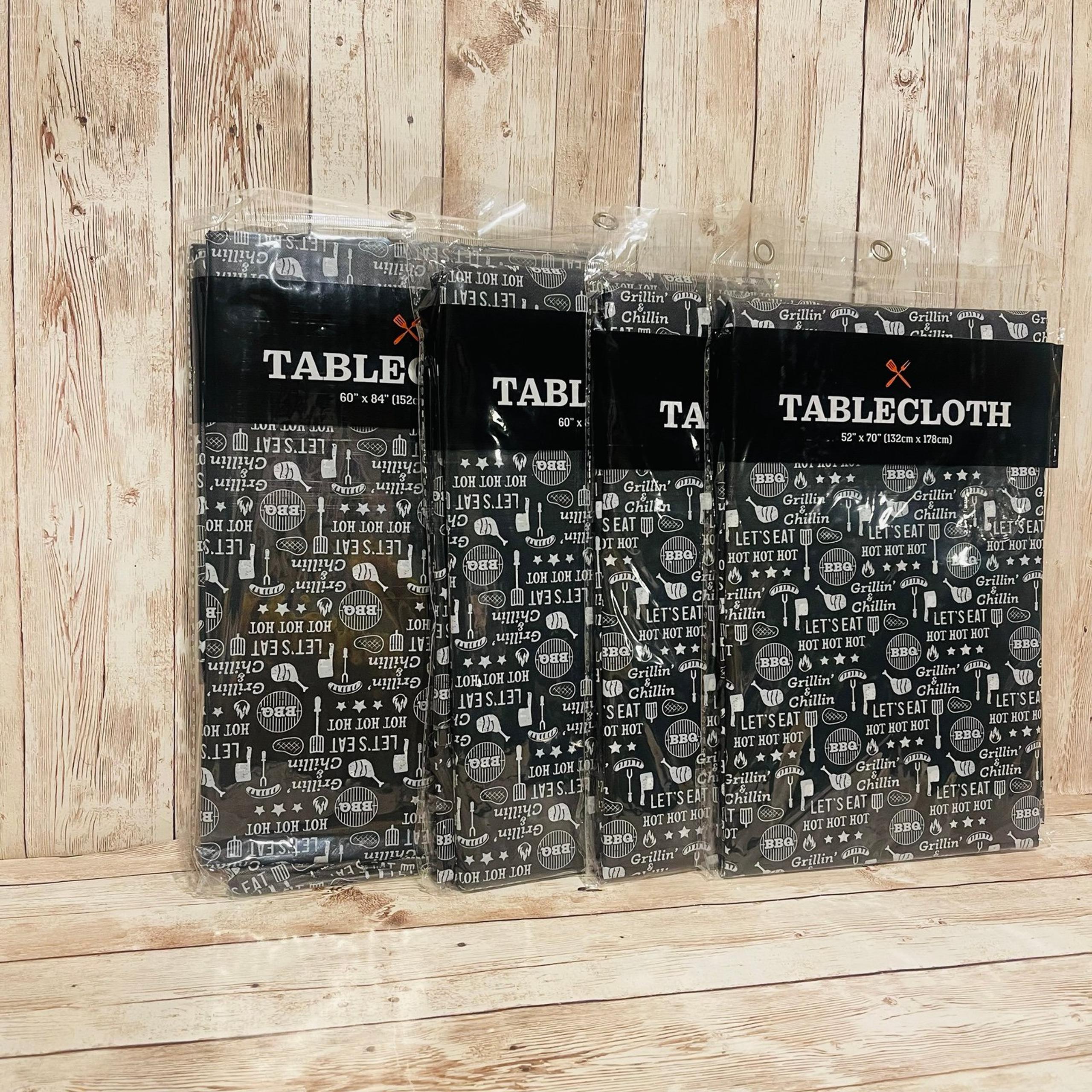 Brand New 4 TableCloths 100% PEVA