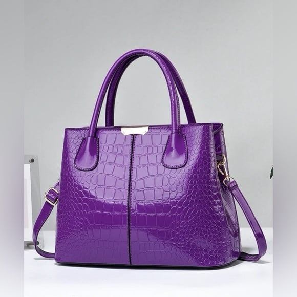 New Crocodile Print Bag, Purse