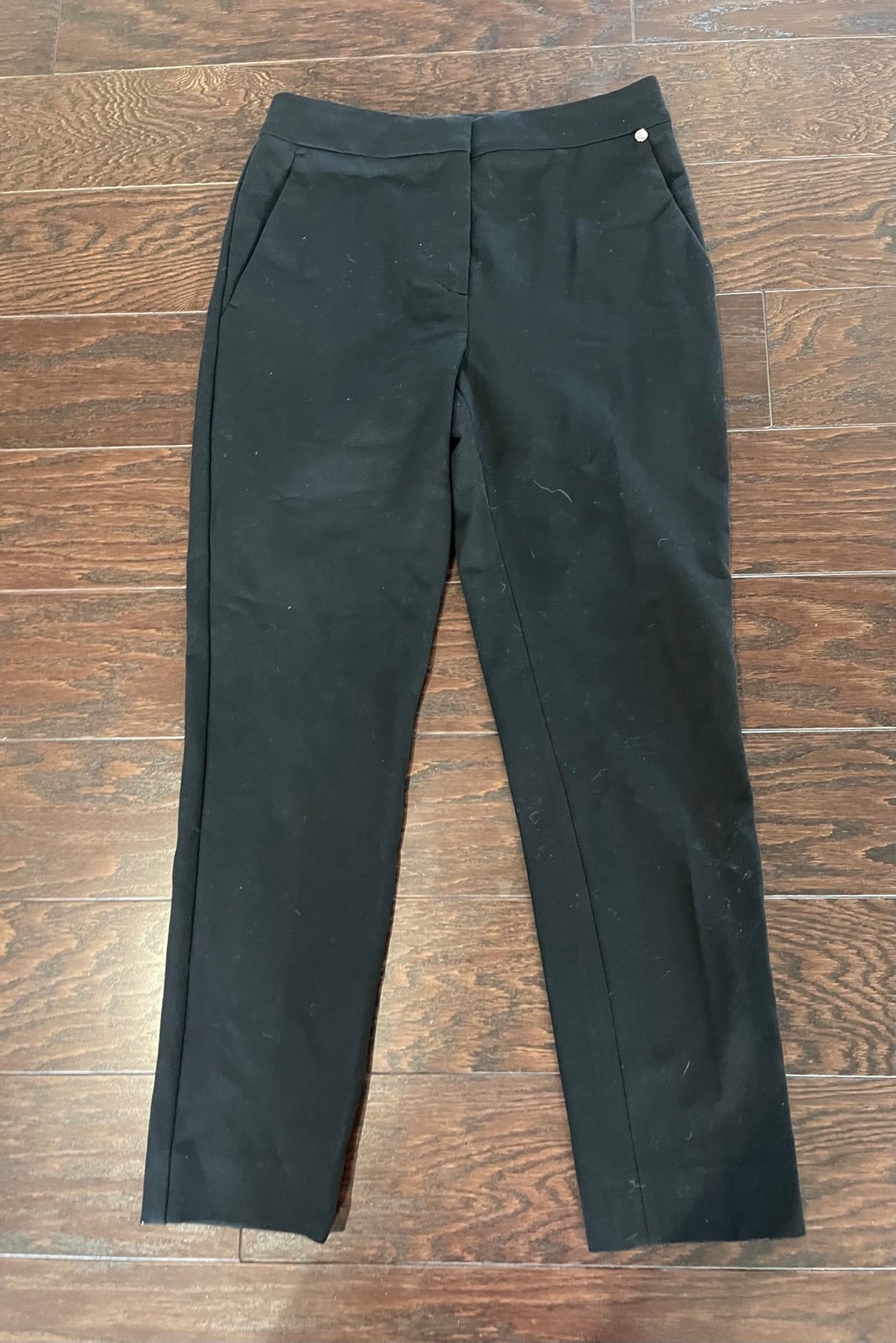 Max Mara Black Trousers Pants Women’s Size 4 Career Preppy Classic Italy