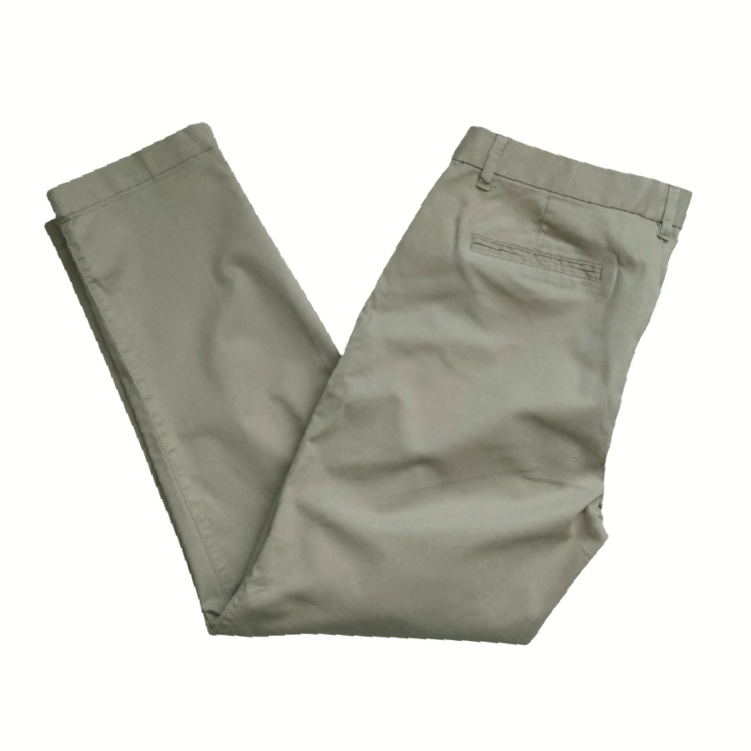 GAP Women's Slim City Crop Chino Pants Khaki Tan Size 6