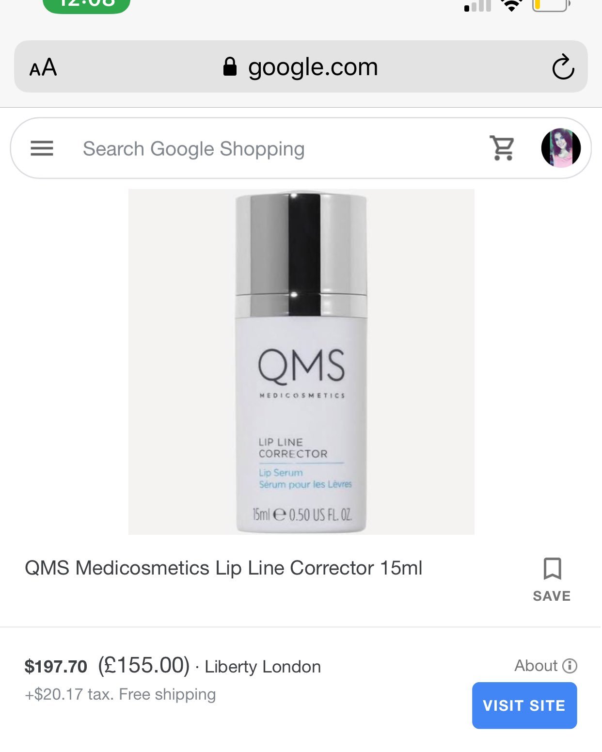 QMS Medicosmetics lip line corrector