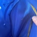 Alyce Paris Fit & Flare Mini Blue Dress Party Halter Pockets SZ 4 Worn 1x
