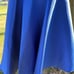 Alyce Paris Fit & Flare Mini Blue Dress Party Halter Pockets SZ 4 Worn 1x