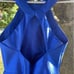 Alyce Paris Fit & Flare Mini Blue Dress Party Halter Pockets SZ 4 Worn 1x