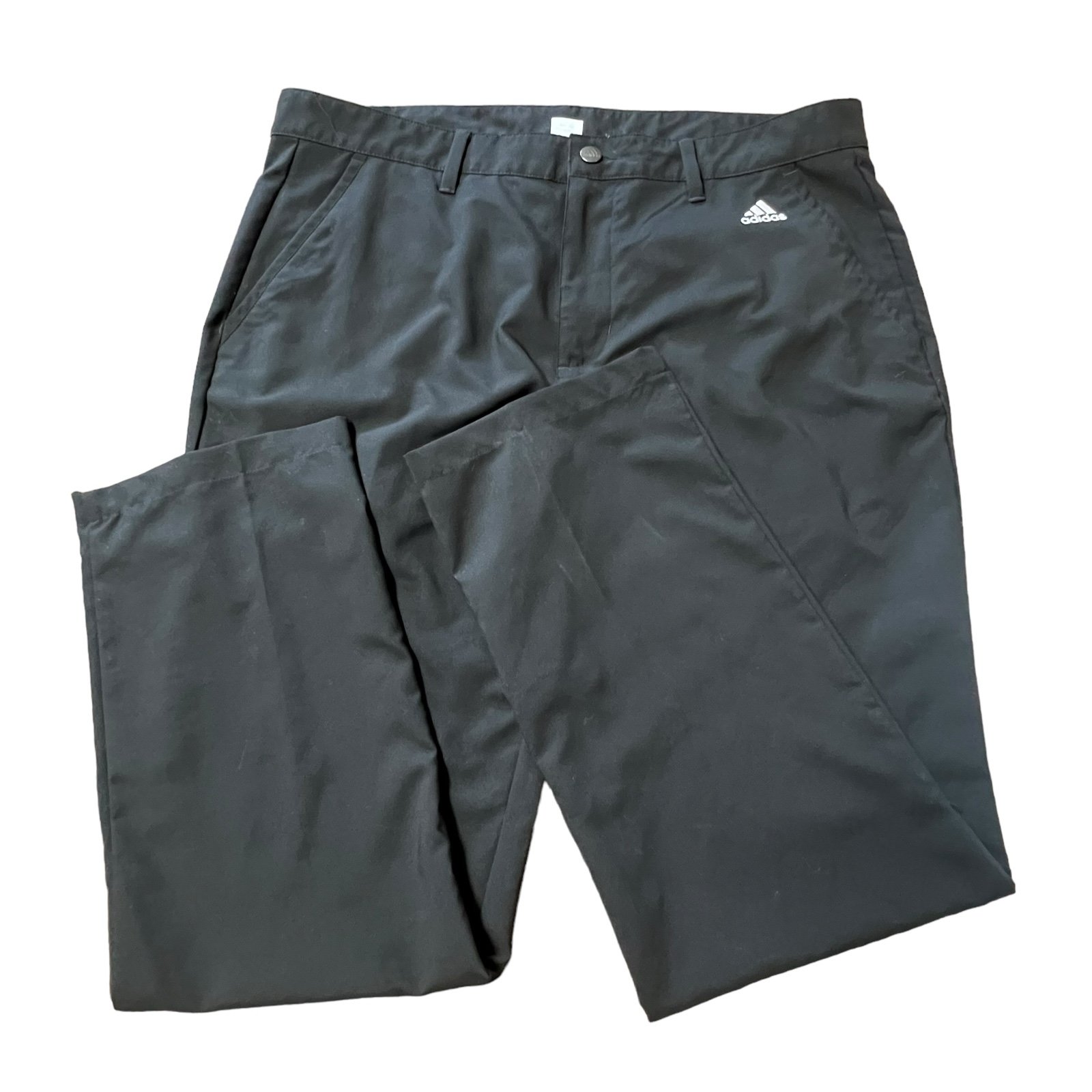 Adidas Pants Mens 36x30 Performance Golf Black DM3081 3 Stripes Ultimate 365