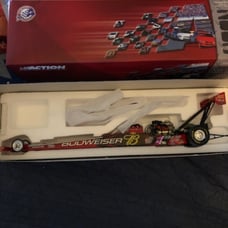 BRANDON BERNSTEIN 2003 BUDWEISER signed diecast DRAGSTER 1:24