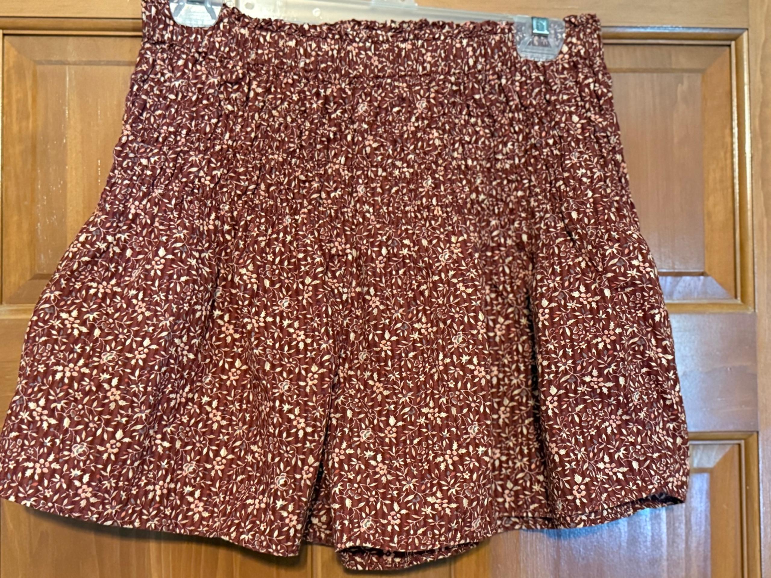 Madewell Smocked Pull-On Shorts size small
