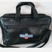 VTG RARE Leather Blue Bunny Wells Co Men's Blk Messenger Shoulder Bag Toppers