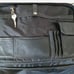 VTG RARE Leather Blue Bunny Wells Co Men's Blk Messenger Shoulder Bag Toppers