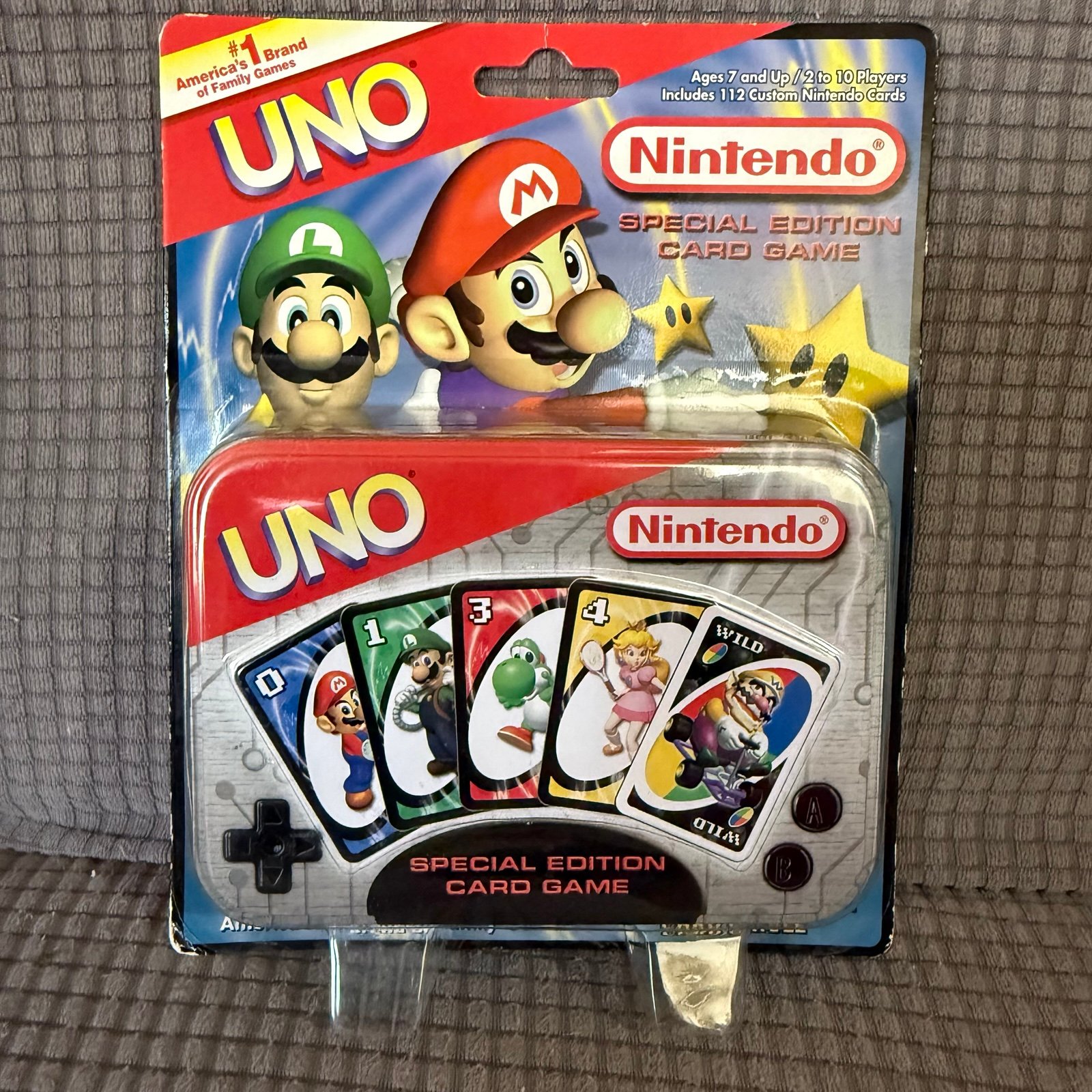 Nintendo Super Mario Bros. UNO SPECIAL EDITION CARD GAME Mario Brand New W/Box