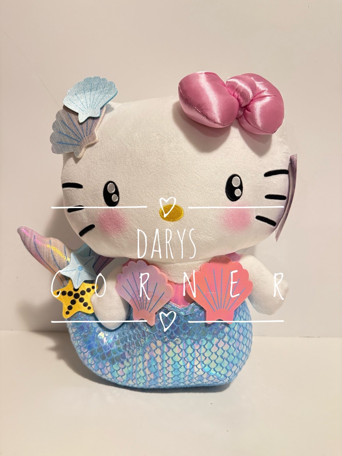 NEW HTF Hello Kitty Kidroobot Mermaid Plush