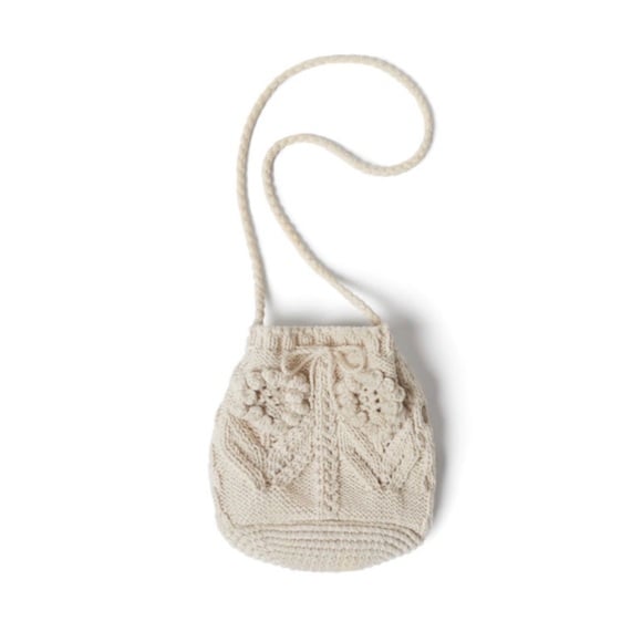 Zara Kids Crochet Bucket Bag NWT