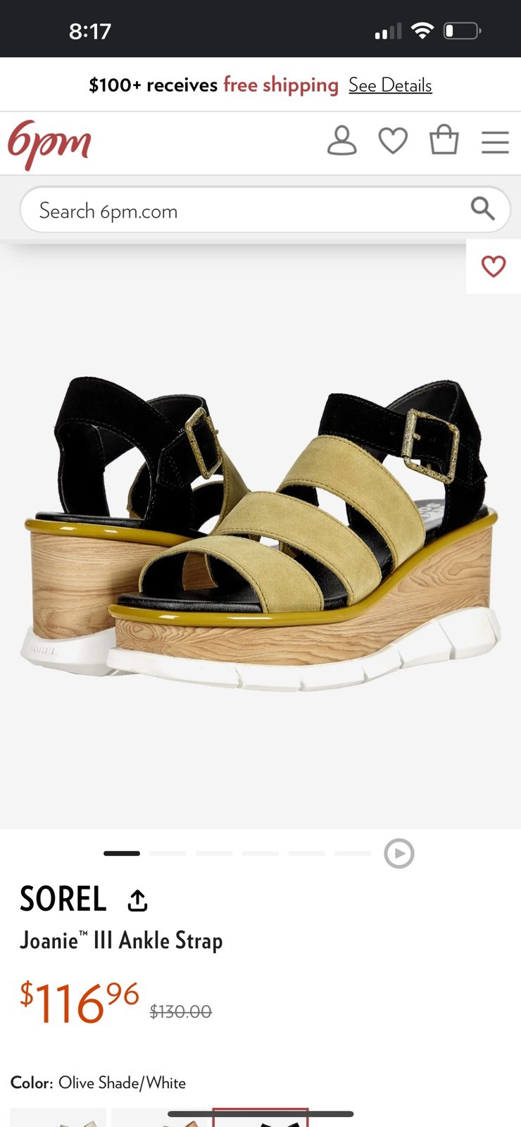 6pm sorel sales