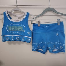 Rebel Cheer Outfit Childs X Small