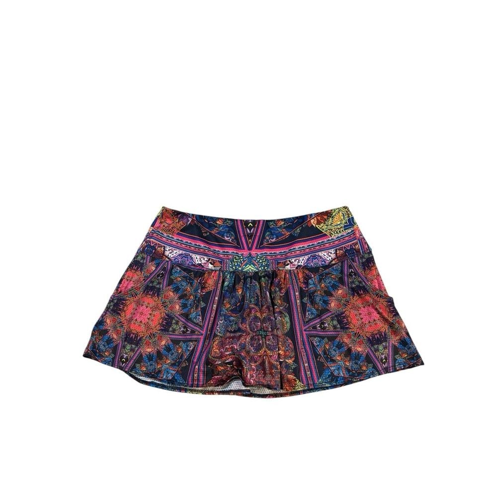 Lucky in Love Skort Boho Print Size XLTennis Golf Pickleball Activewear