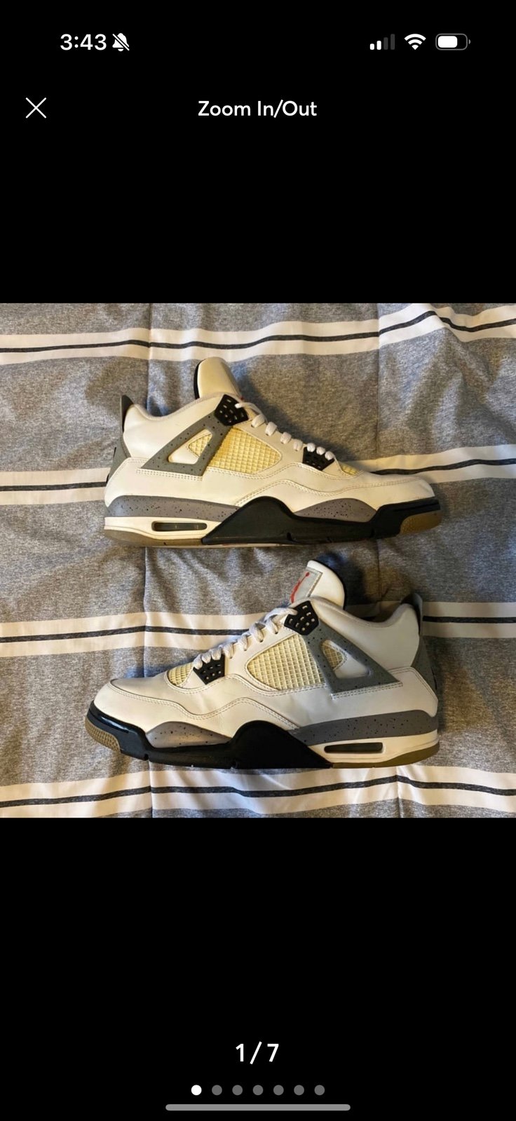 2016 Air Jordan 4 Retro White Cement