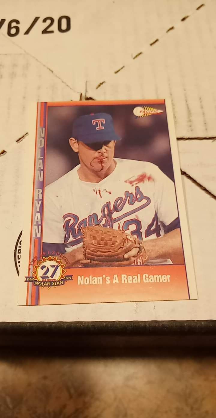 Rare 1991 Nolan Ryan card.