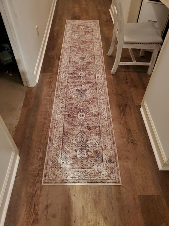 Long Hallway Runner Rug 2'x10', Boho Washable Runner Rugs with Rubber Back