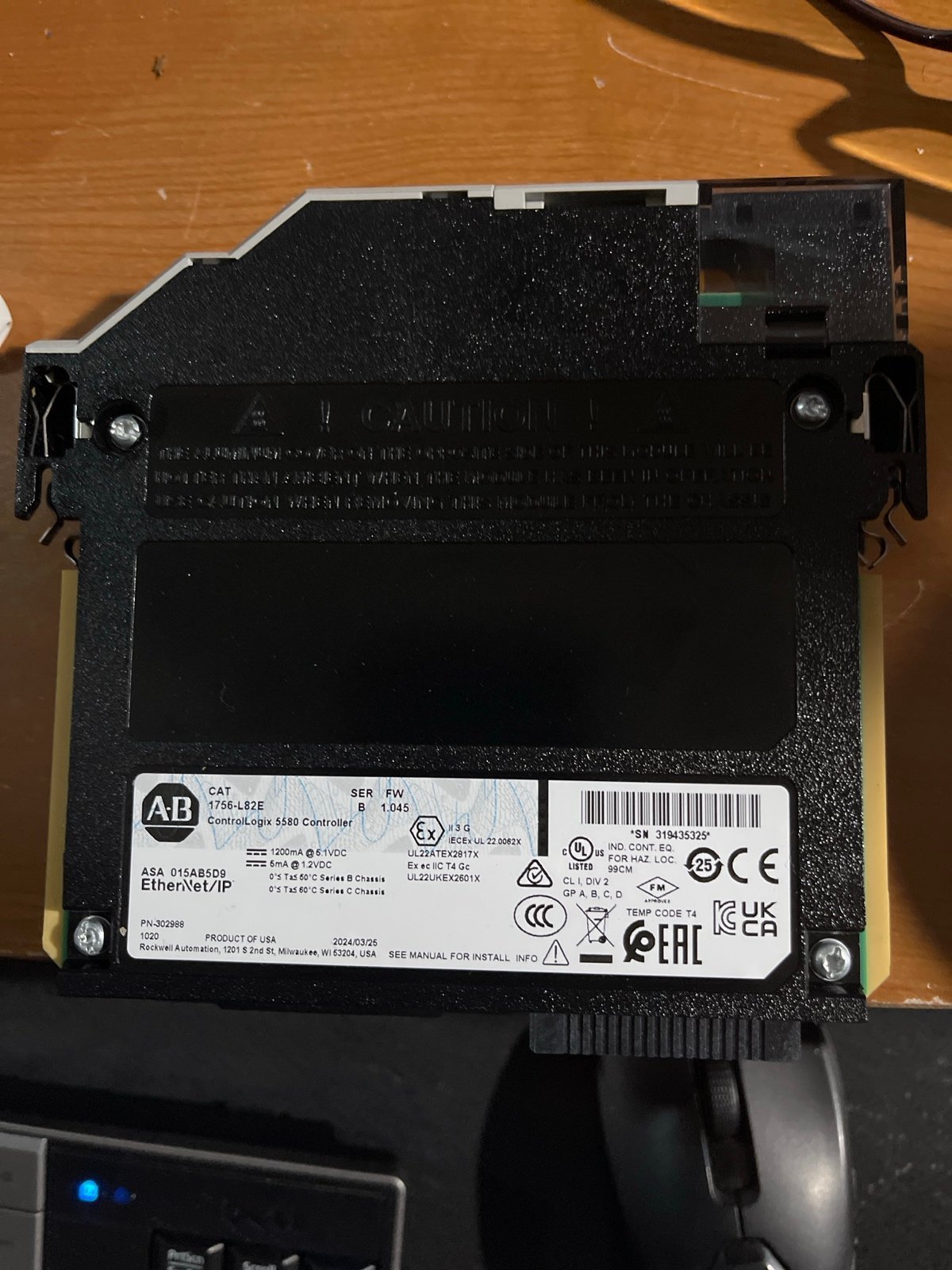allen bradley ControlLogix5580