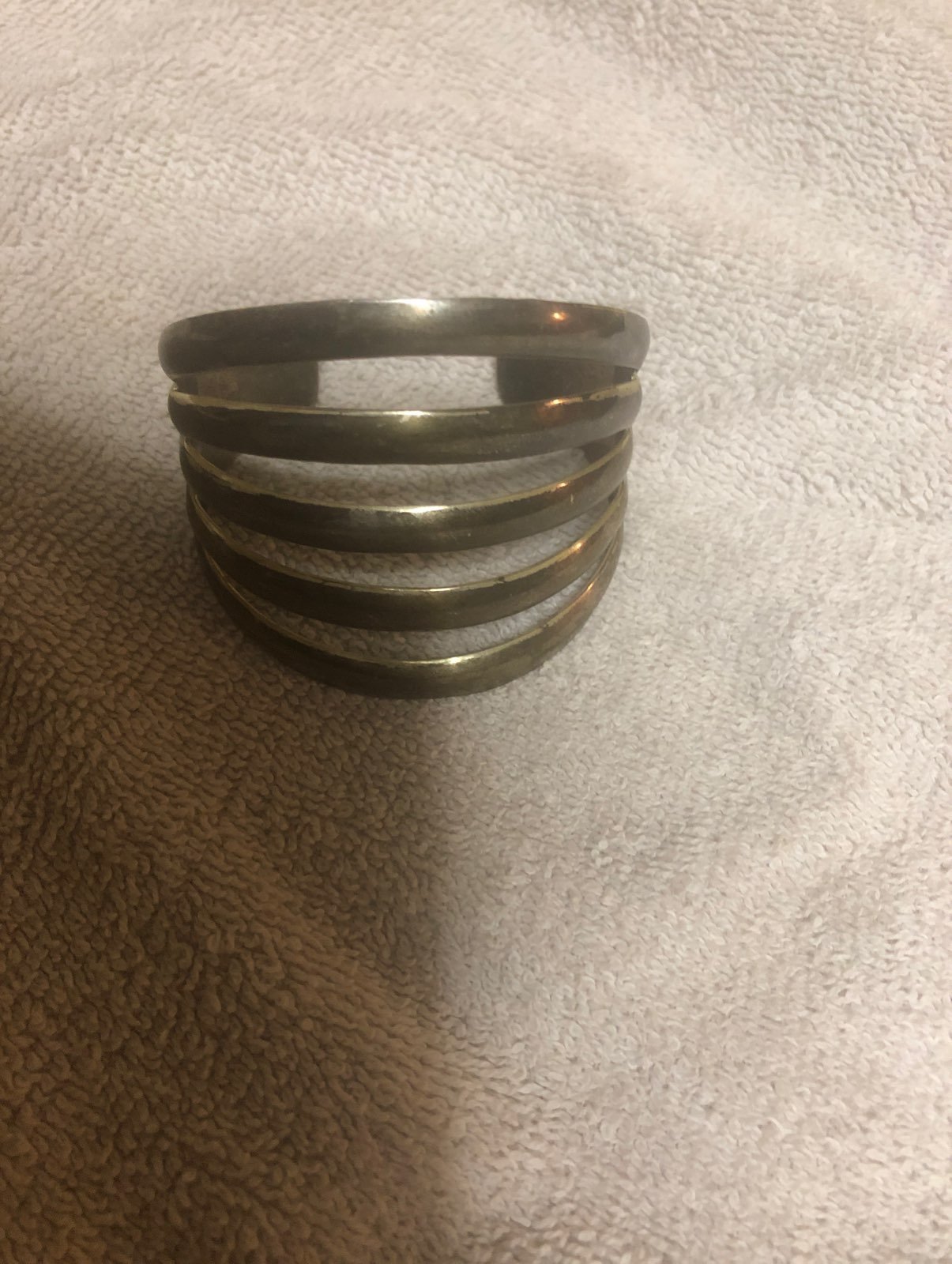 Sterling vintage cuff 5in 1
