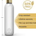 Arc Bottle Water Bottle With Time Marker - Motivational Water Bottles With Times