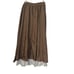 Scarlet Darkness Women’s Taupe White Lace Renfaire Long Modest Skirt Sz Lg