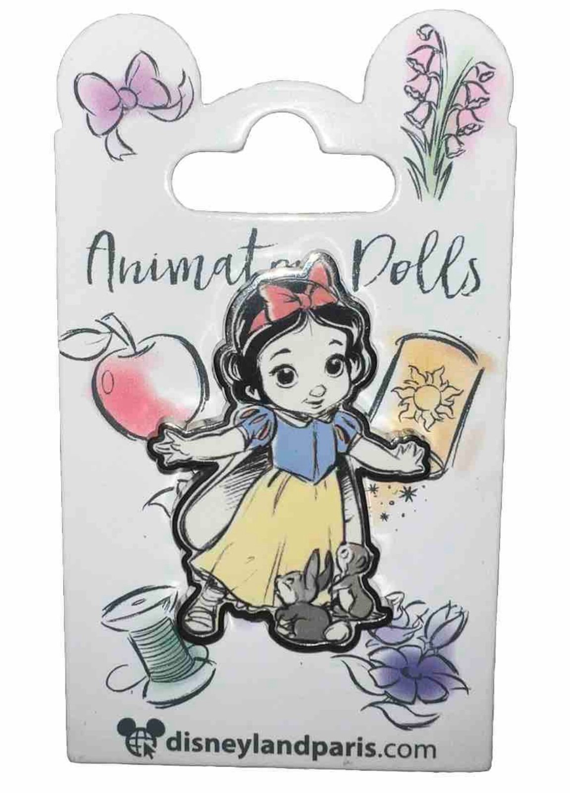 DLP Animator Dolls Snow White And The Seven Dwarfs with Bunnies Disney Pin
