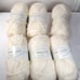 NEW Kraemer Yarns Perfection set 6 Yarn #1504 Fluff Merino Acrylic blend cream