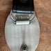 34” Pewter Belt Buckle black leather