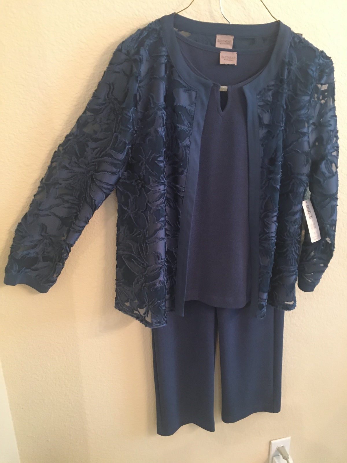 Three piece Grandmother of the Bride pant set