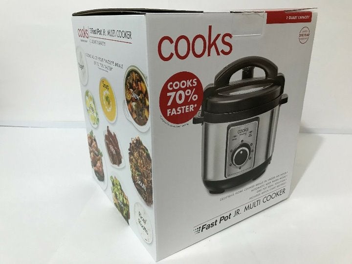 Cooks Fast Pot JR. 2 QT Capacity. Multi
