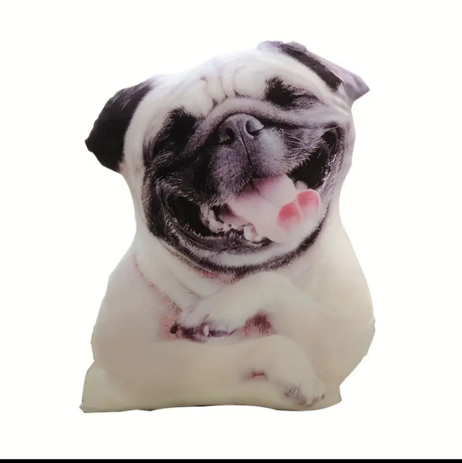 Cute 3D Small Sharpai Dog Stuffed Decorative Pillow