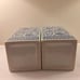 Pair of Beautiful Vintage Asian Porcelain Vases Blue and White Square Shape