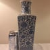 Pair of Beautiful Vintage Asian Porcelain Vases Blue and White Square Shape