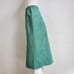 Vintage 70's Green Faux Suede Skirt