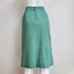 Vintage 70's Green Faux Suede Skirt