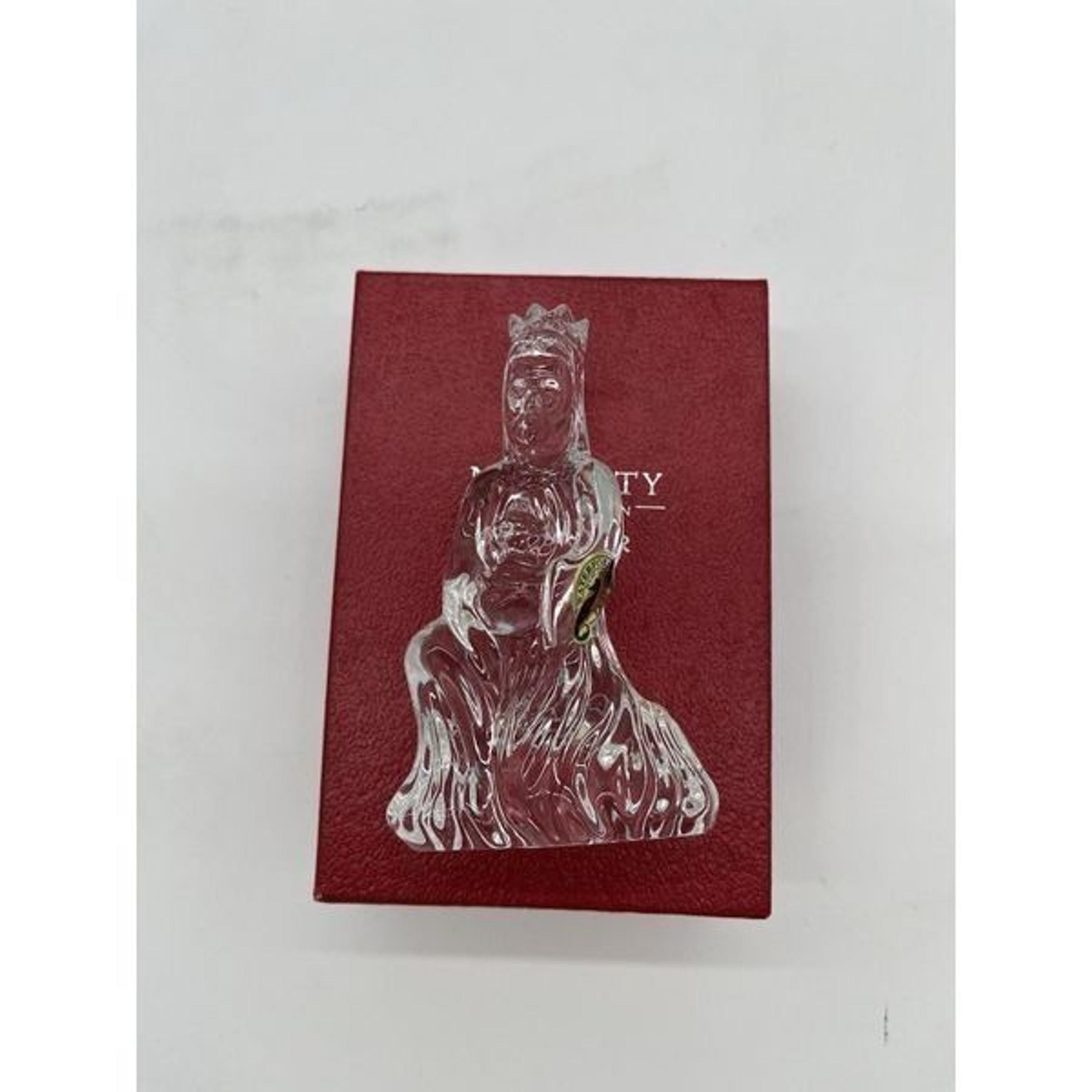 Waterford Crystal Kneeling Melchior Wiseman from the Nativity Collection W/ Box!