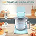Peicual Stand Mixer, 5.5QT 380W 10+P Speed Tilt-Head Kitchen Electric Mixer