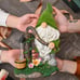 10 Garden Gnomes Decorations for Yard with Solar Outdoor Lights