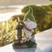 10 Garden Gnomes Decorations for Yard with Solar Outdoor Lights
