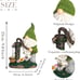 10 Garden Gnomes Decorations for Yard with Solar Outdoor Lights