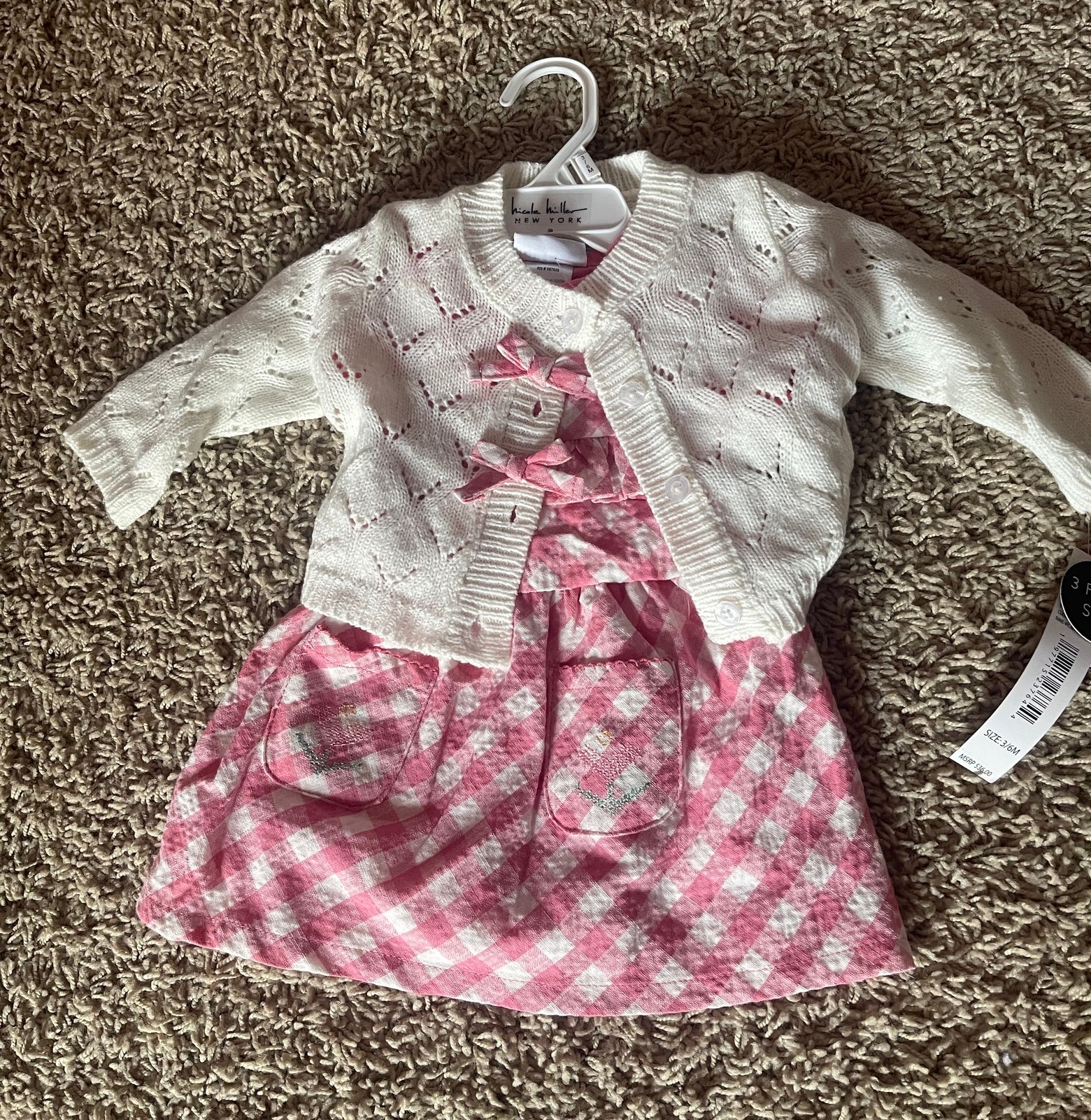 3-Piece Baby Girl Outfit – Brand New (3-6 Months)
