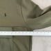 Polo Ralph Lauren Double Knit 1/4 Zip Men Large Olive Green Hooded NWOT 180