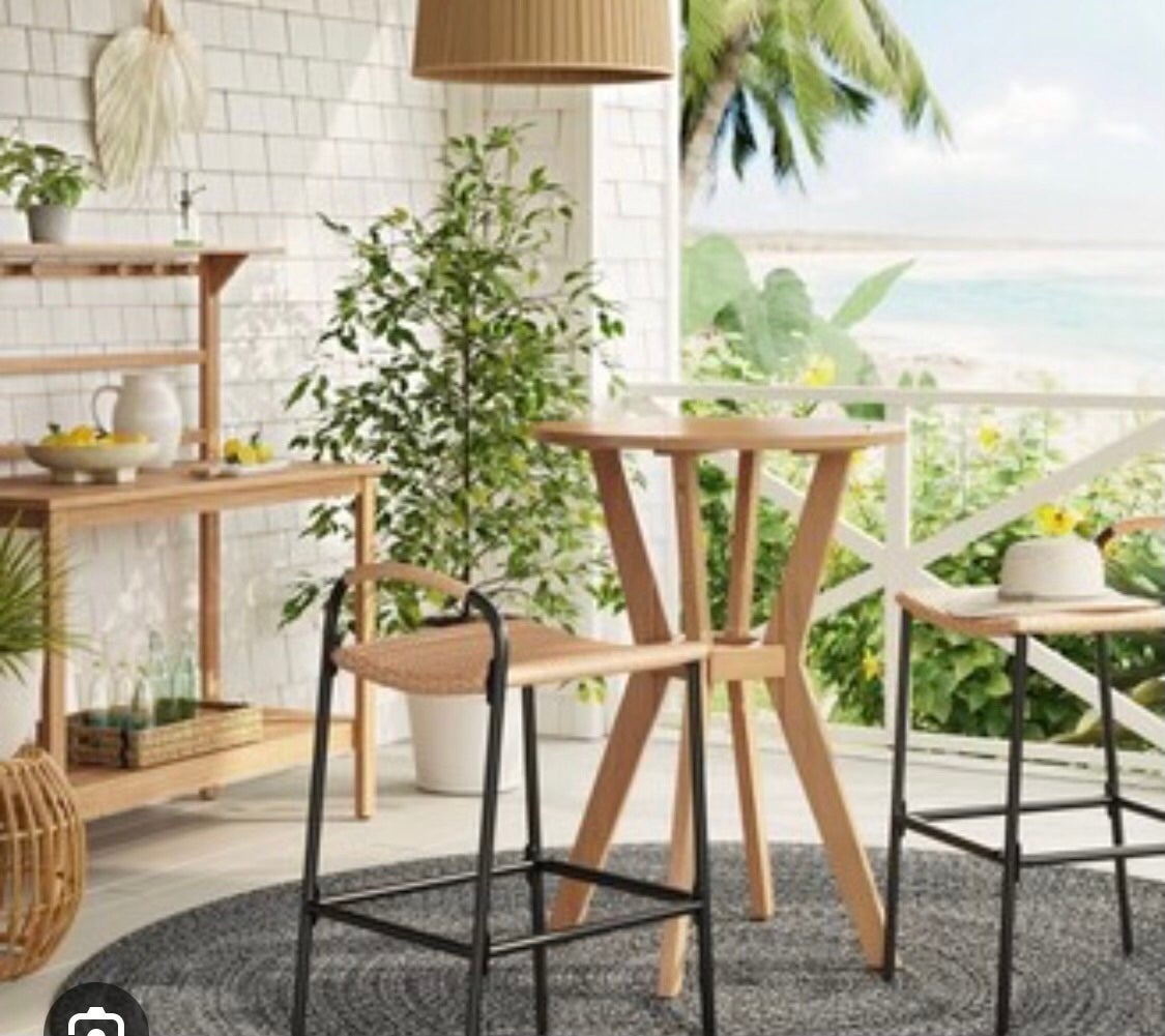 Studio McGee Bluffdale Bar Height Table and Includes the