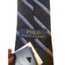 NWT Polo Ralph Lauren Mens Tie Necktie Designer Navy Blue Striped REPP 57x3