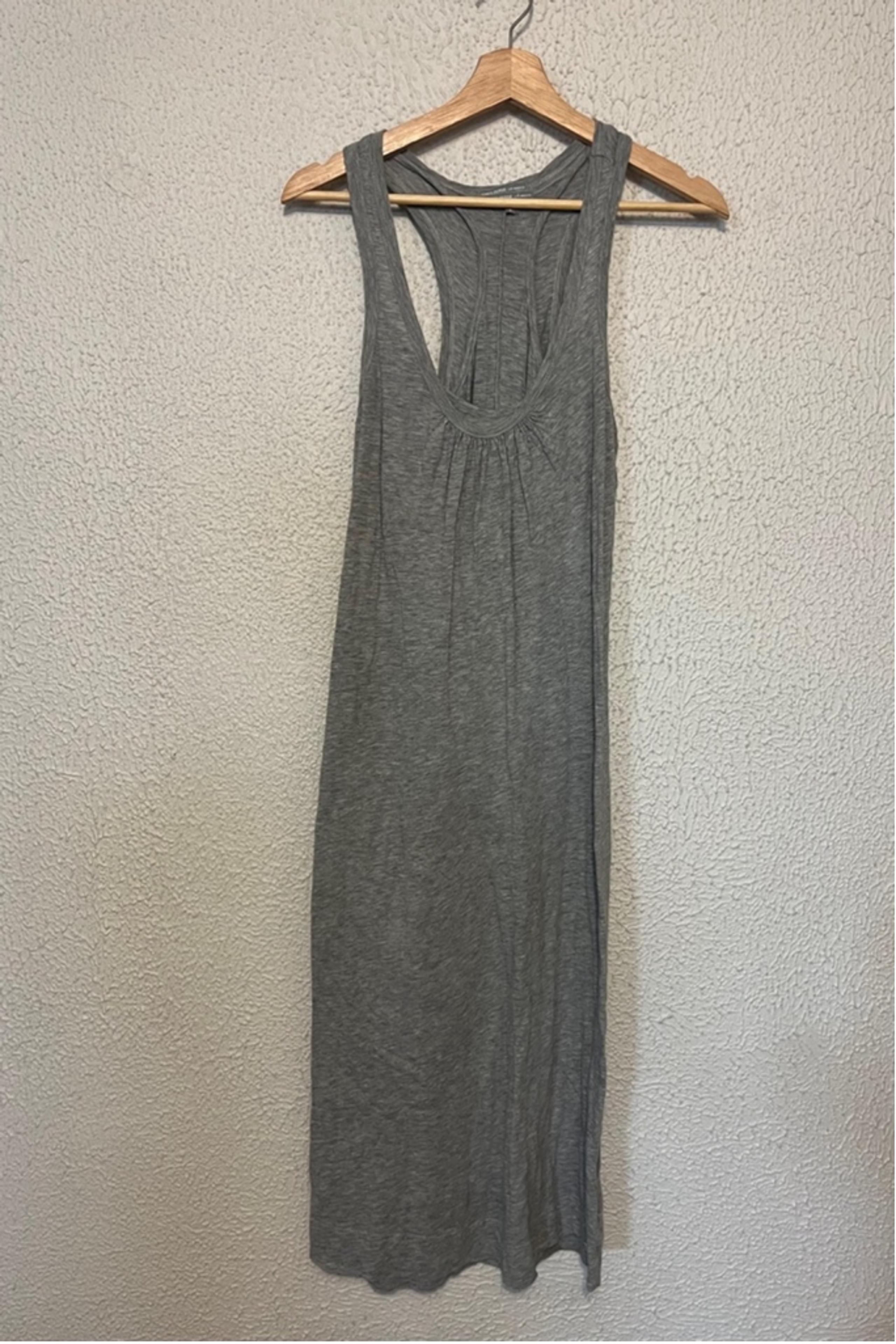 Women’s Standard James Perse Grey Racerback Midi Sweat Dress Size Large