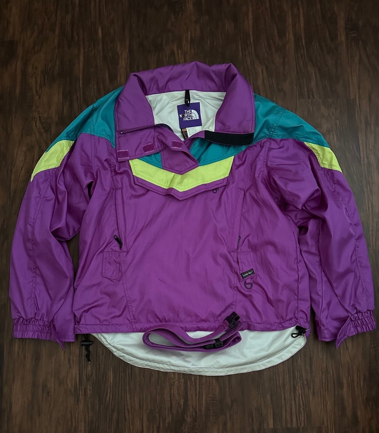 The North Face Gore-Tex NOS vtg Arial Anorak Ski Jacket Neon 90's Purple