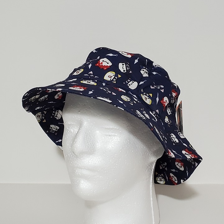 Naruto Shippuden Anime Nyaruto Ninja Cats Allover Print Bucket Hat