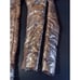 Metallic Rose Gold Pink Black Fur Hooded Women Small Ski Suit Snowsuit Boarding