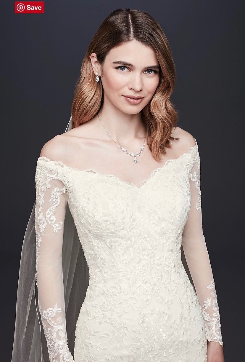 davids bridal Wedding Dress